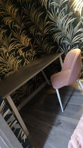 Деревянный стол Лота Лофт 140х80 дуб крафт табачный / черный матовый фото покупателя 625