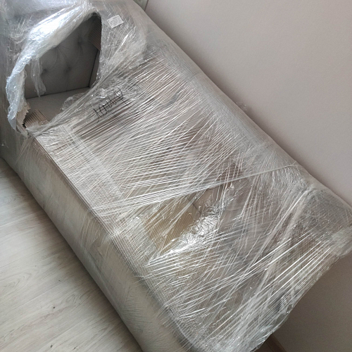 Кухонный диван угловой Мирта левый микровельвет коричневый фото покупателя 5