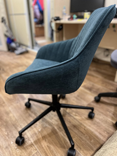 Компьютерное кресло Dublin/Дублин хром / вельвет серый фото покупателя 1