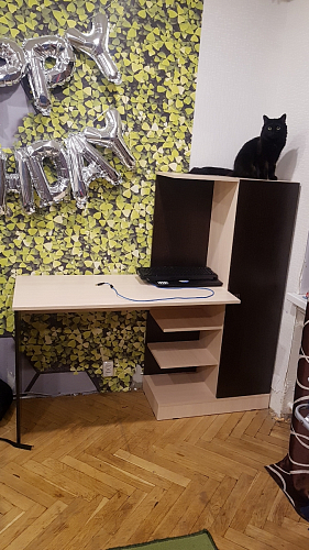 Письменный стол Квартет-6 белый фото покупателя 1