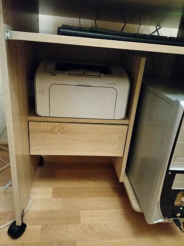 Компьютерный стол КСТ-10.1 белый фото покупателя 4