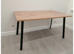 Стол Тринити Лофт 120 32 мм бетон / черный матовый фото покупателя 357