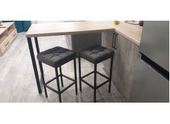 Барный стул Лофт катания изумруд / черный матовый фото покупателя 317