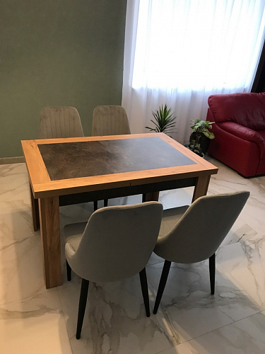 Стул на металлокаркасе Kora black / gray фото покупателя 134