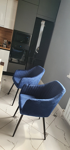 Стул на металлокаркасе Slam dark beige фото покупателя 128