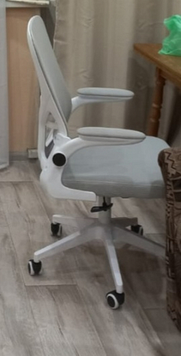 Компьютерное кресло Konfi gray / blue / white фото покупателя 118