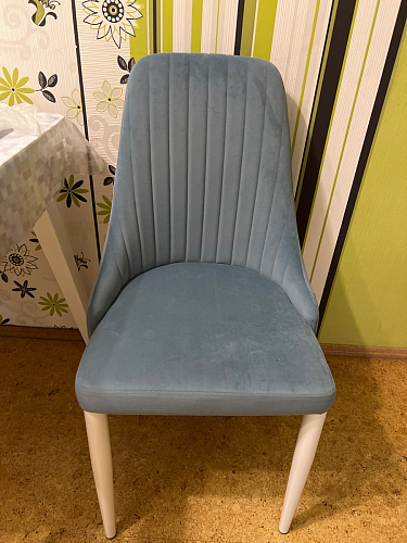 Стул на металлокаркасе Kora green / black фото покупателя 46