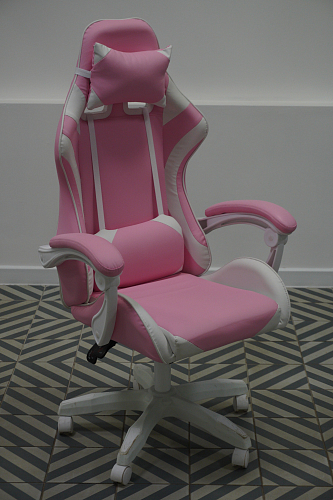 Компьютерное кресло Rodas pink / white из шоурума 2