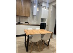 Стол Лота Лофт 140 25 мм юта / белый матовый фото покупателя 799