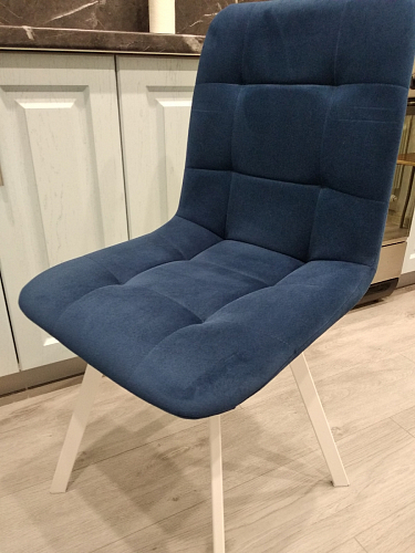 Стул на металлокаркасе Чилли зеленый / черный фото покупателя 924