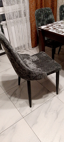 Стул на металлокаркасе Kora beige / black фото покупателя 385