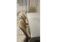 Стул на металлокаркасе Вейв светло-серый (hl 63) / 10К черный каркас фото покупателя 250