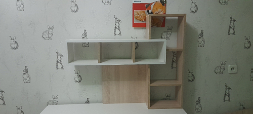 Письменный стол Эфес венге / дуб белфорд фото покупателя 7