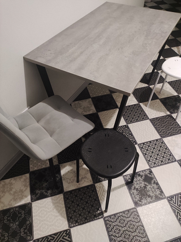 Деревянный стол Лота Лофт 120x75 дуб крафт табачный / черный матовый фото покупателя 894