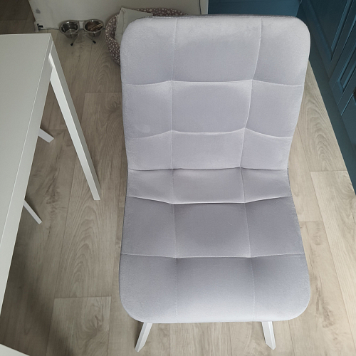 Стул на металлокаркасе Чилли зеленый / белый каркас фото покупателя 286