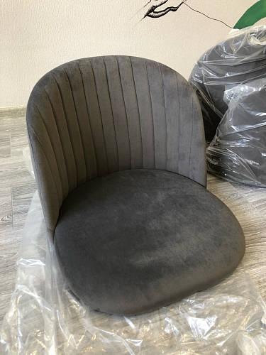 Стул на металлокаркасе Gabi gray / black фото покупателя 672