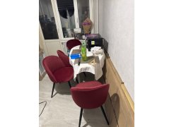 Стул на металлокаркасе Gabi 1 gray / black фото покупателя 576