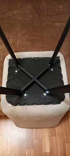 Стул на металлокаркасе Чилли зеленый / черный фото покупателя 1401