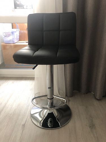 Барный стул Paskal black / chrome фото покупателя 16