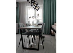 Стол Лота Лофт 140 25 мм черный матовый / бетон фото покупателя 91