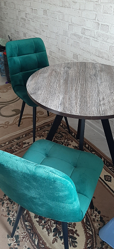 Стул на металлокаркасе Чилли синий / белый фото покупателя 1296