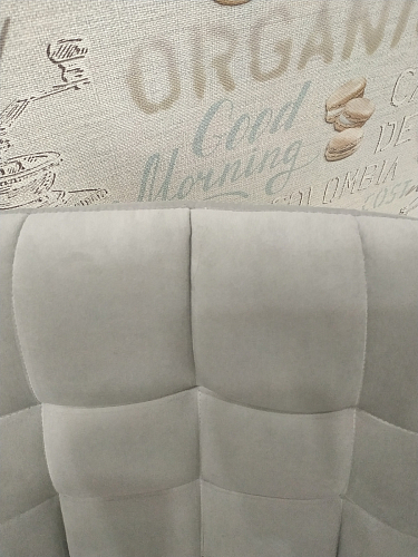 Стул на металлокаркасе Челси морская волна / черный фото покупателя 137