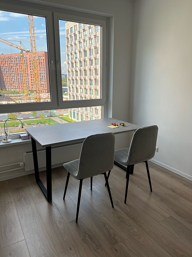 Деревянный стол Лота Лофт 120х75 белый матовый / дуб крафт золотой фото покупателя 241