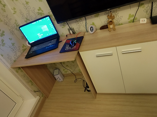 Стол письменный Kiwi белый  - Уцененный экземпляр фото покупателя 101