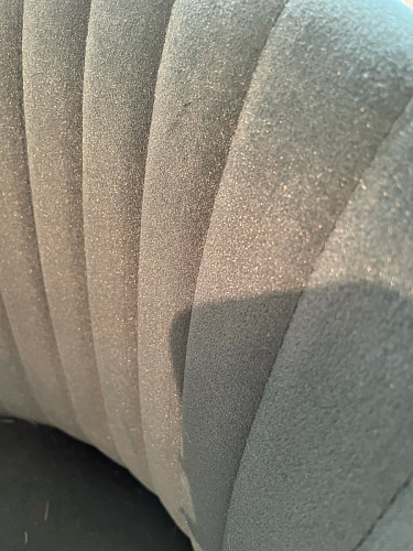 Стул на металлокаркасе Gabi 1 light blue / black / gold фото покупателя 976