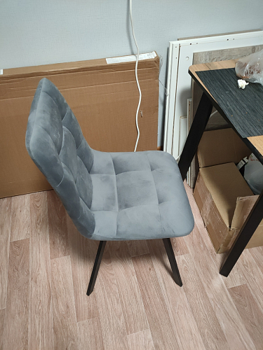 Стул на металлокаркасе Чилли синий / белый фото покупателя 1062