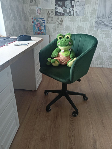 Компьютерное кресло Тибо 01 светло-коричневый / черный фото покупателя 127