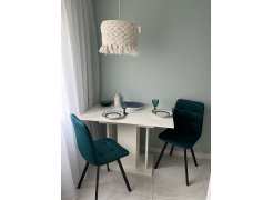 Стул на металлокаркасе Чилли горчичный / белый фото покупателя 405