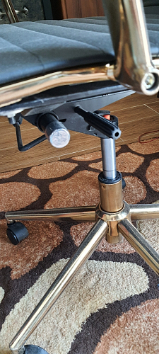 Компьютерное кресло Reus черная сетка / хром фото покупателя 53