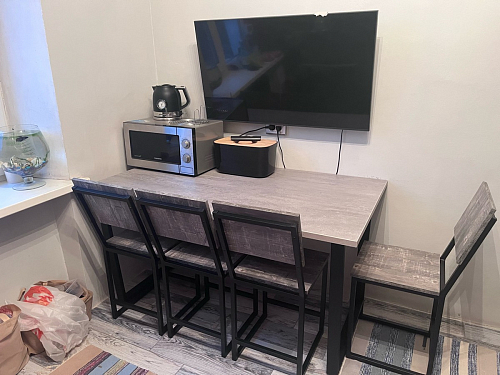 Деревянный стол Лота Лофт 120x75 дуб крафт табачный / черный матовый фото покупателя 678