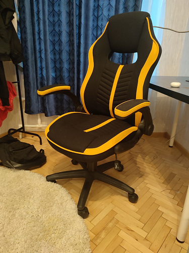 Компьютерное кресло Plast черный / желтый фото покупателя 1