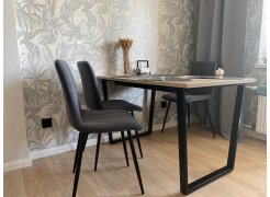 Стол Лота Лофт 120 25 мм сабия / черный матовый фото покупателя 283