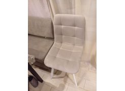 Стул на металлокаркасе Чилли светло-серый / черный фото покупателя 294