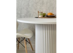 Стол Барел 100 белый / белый фото покупателя 4