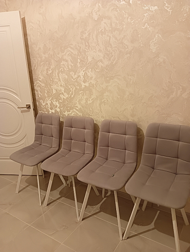 Стул на металлокаркасе Чилли К кирпичный / черный фото покупателя 422