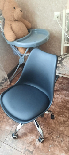 Компьютерное кресло Kolin с подушкой clear / white фото покупателя 278