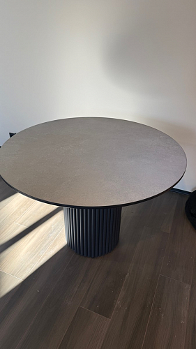 Стол Барел 100 орех кантри / черный фото покупателя 12