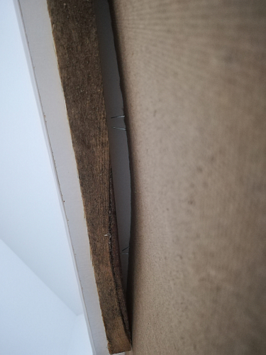 Диван Кельвин прямой рогожка серый / эко кожа черный со спальным местом 160 см фото покупателя 3