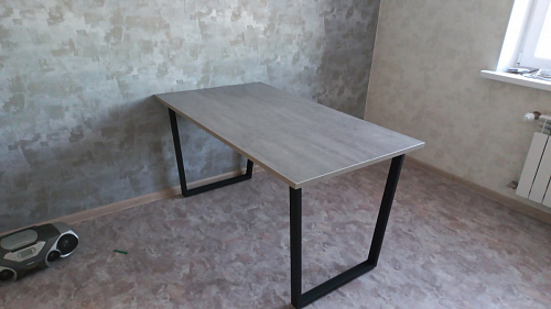 Стол раскладной Лота Лофт 120 25 мм юта / черный матовый фото покупателя 375