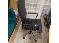 Компьютерное кресло Reus черная сетка / хром фото покупателя 76