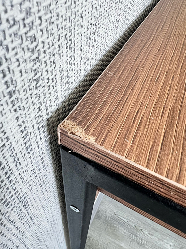 Письменный стол Леон Лофт черный матовый / дуб вотан фото покупателя 10