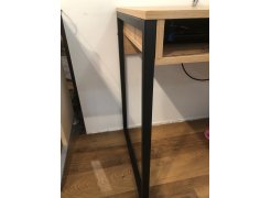 Письменный стол Леон Лофт дуб делано темный / черный матовый фото покупателя 29