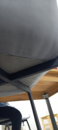 Стул на металлокаркасе Челси К бирюзовый / черный фото покупателя 249