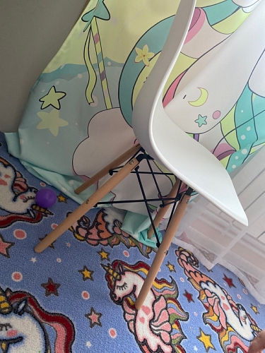 Стул Cindy Eames mod. 001 khaki / natural фото покупателя 83