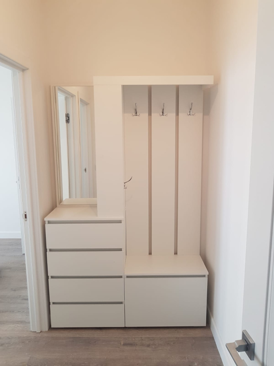 Готовая прихожая Крона 1260 графит — купить в Москве по цене 8 600 руб.