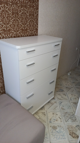 Комод КМ-1 белый жемчуг / нельсон фото покупателя 2